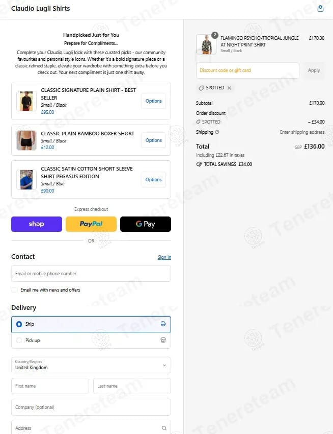 Claudio Lugli Shirts coupon code tested May 2026 – Coupons Scout