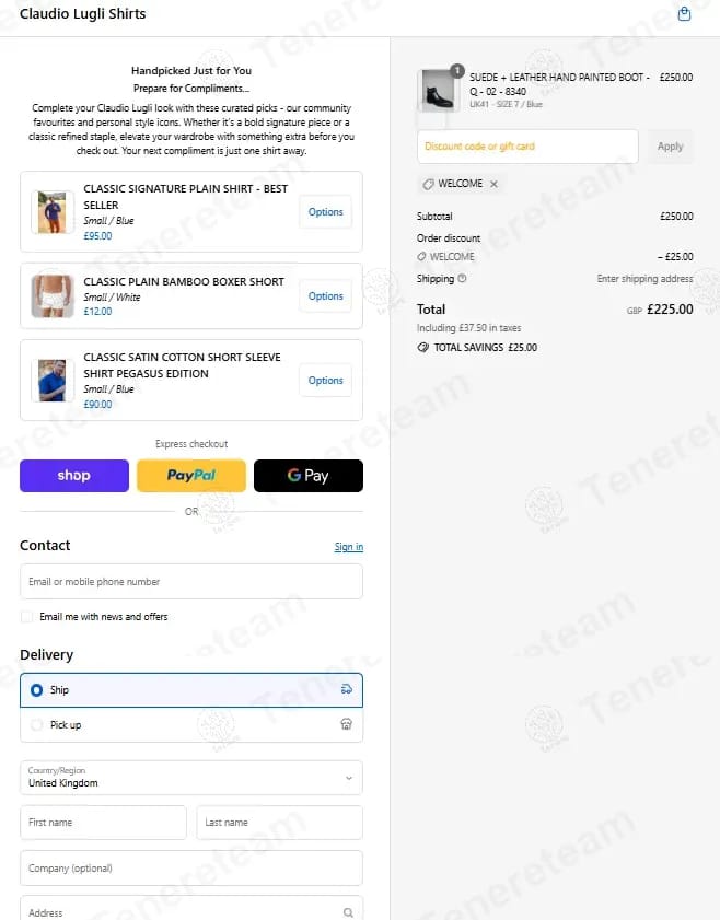 Claudio Lugli Shirts coupon code tested May 2026 – Coupons Scout