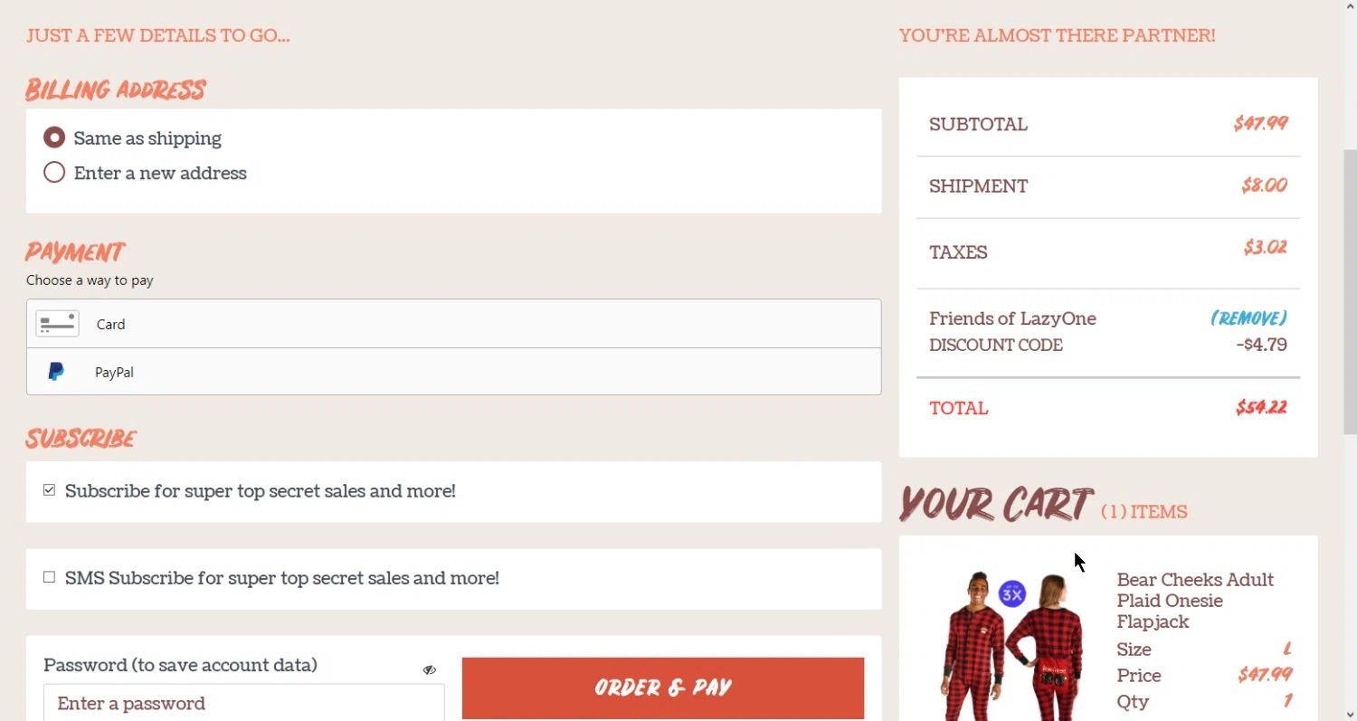LazyOne coupon code tested May 2026 – Coupons Scout
