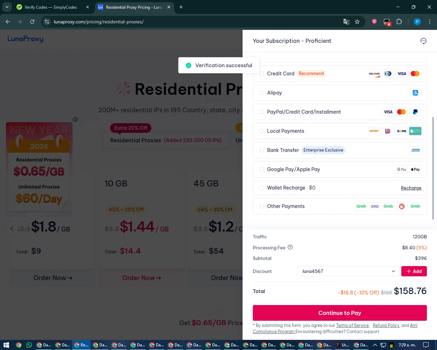 Lunaproxy coupon code tested July 2026 – Coupons Scout