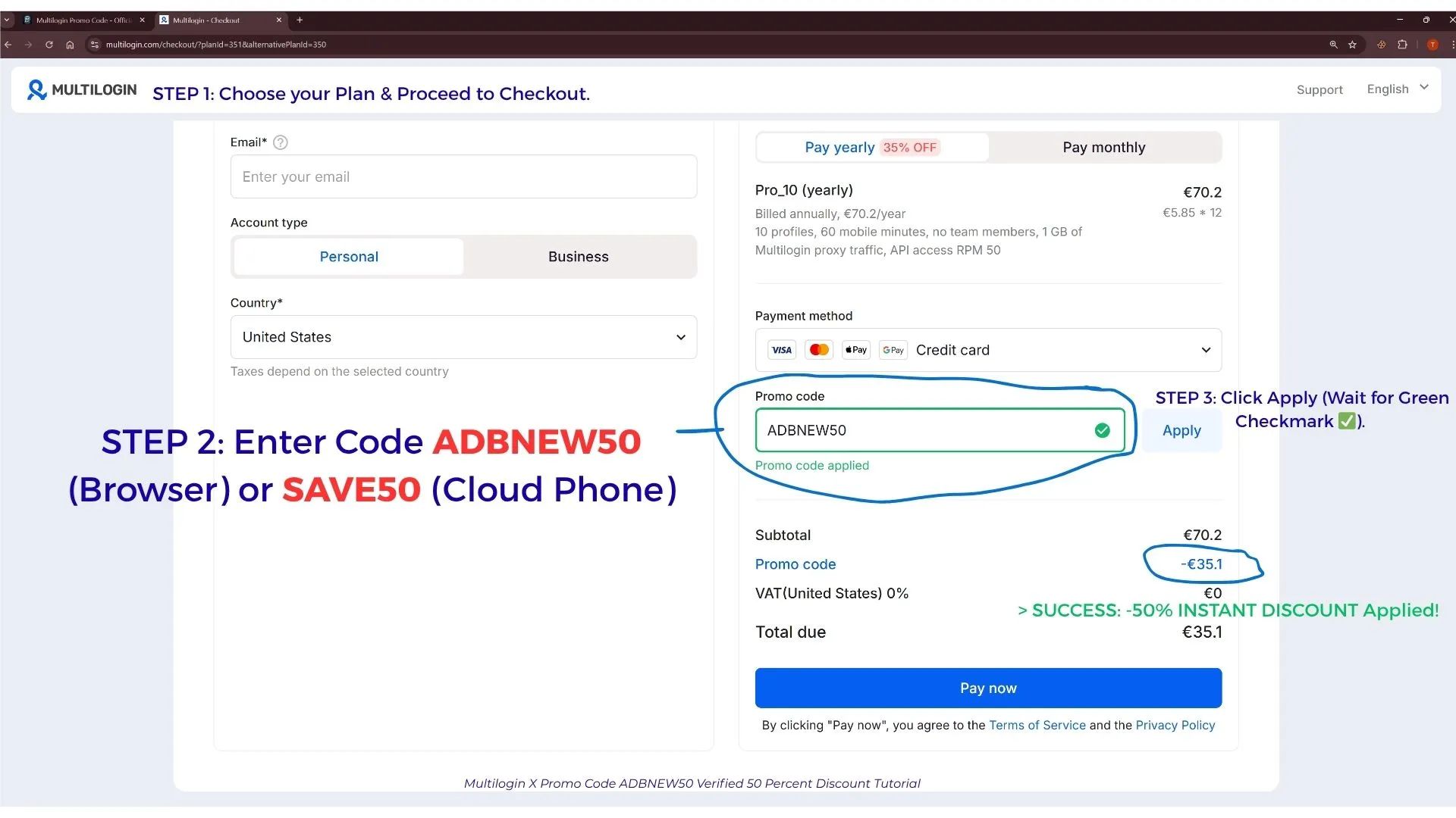 Multilogin coupon code tested May 2026 – Coupons Scout