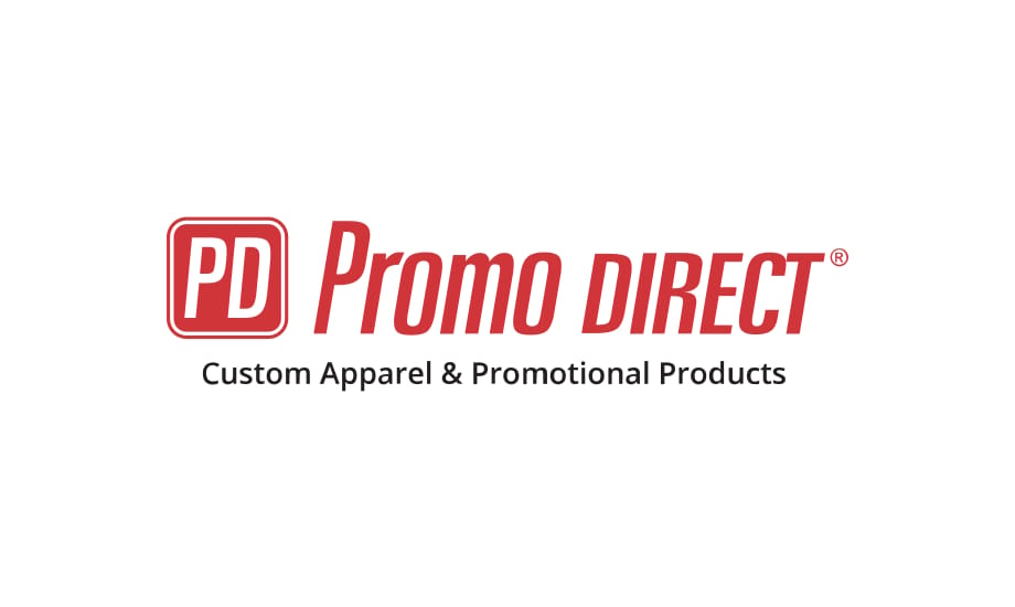 Promo Direct promotional products company website homepage and brand identity overview