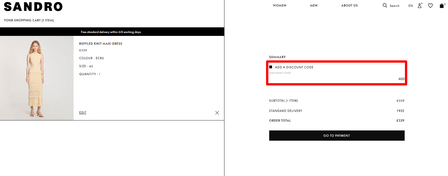 Sandro-Paris US coupon code tested June 2026 – Coupons Scout