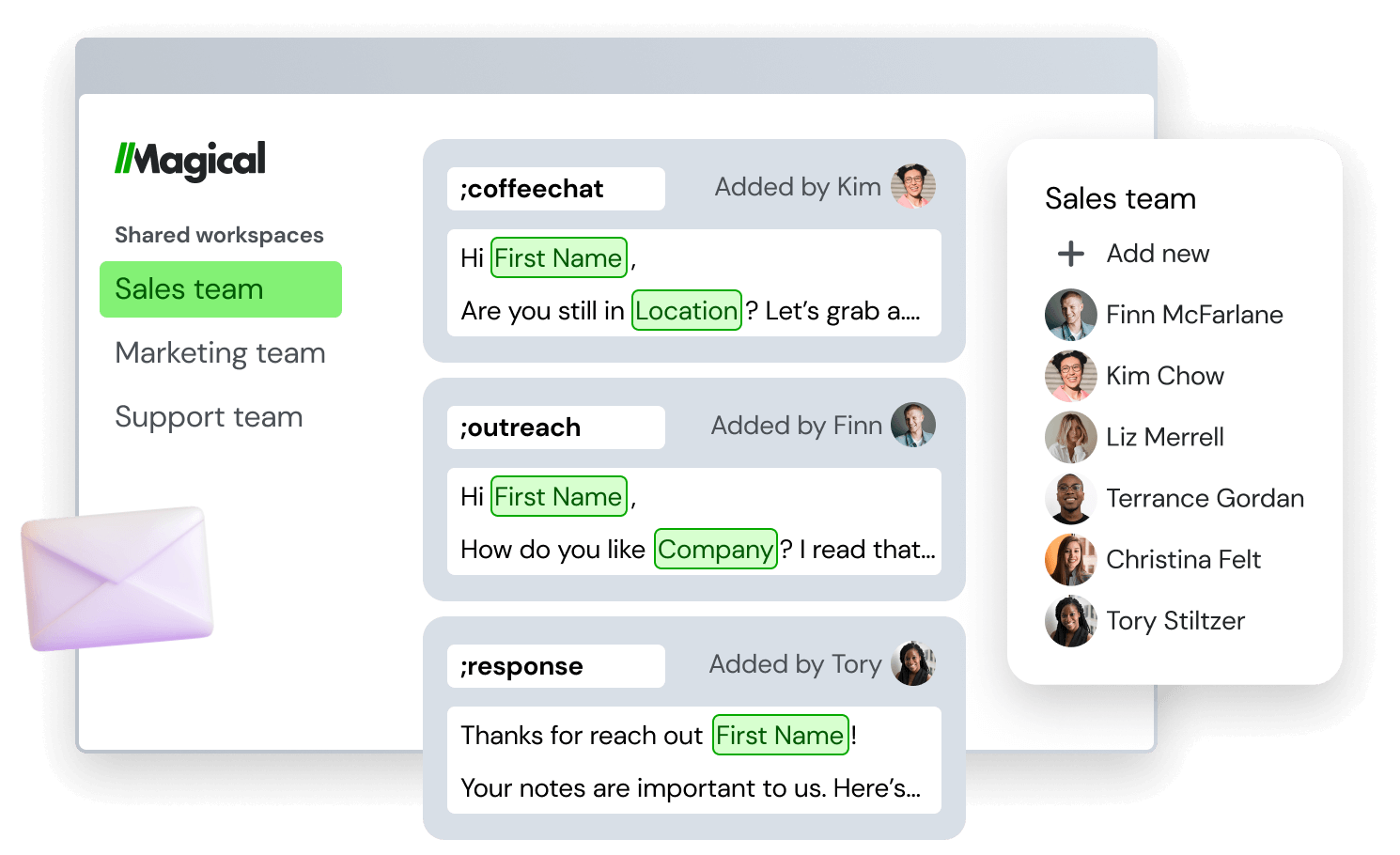 TextExpander Top Alternatives and Competitors: A 2026 Devil's Advocate Comparison -Magical AI text expander Chrome extension showing browser-based workflow automation for sales teams-couponsscout.com