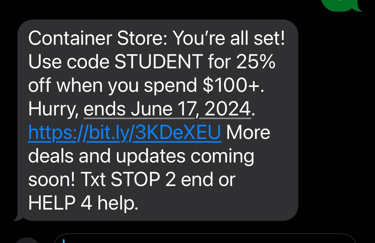 The Container Store coupon code tested June 2026 – Coupons Scout