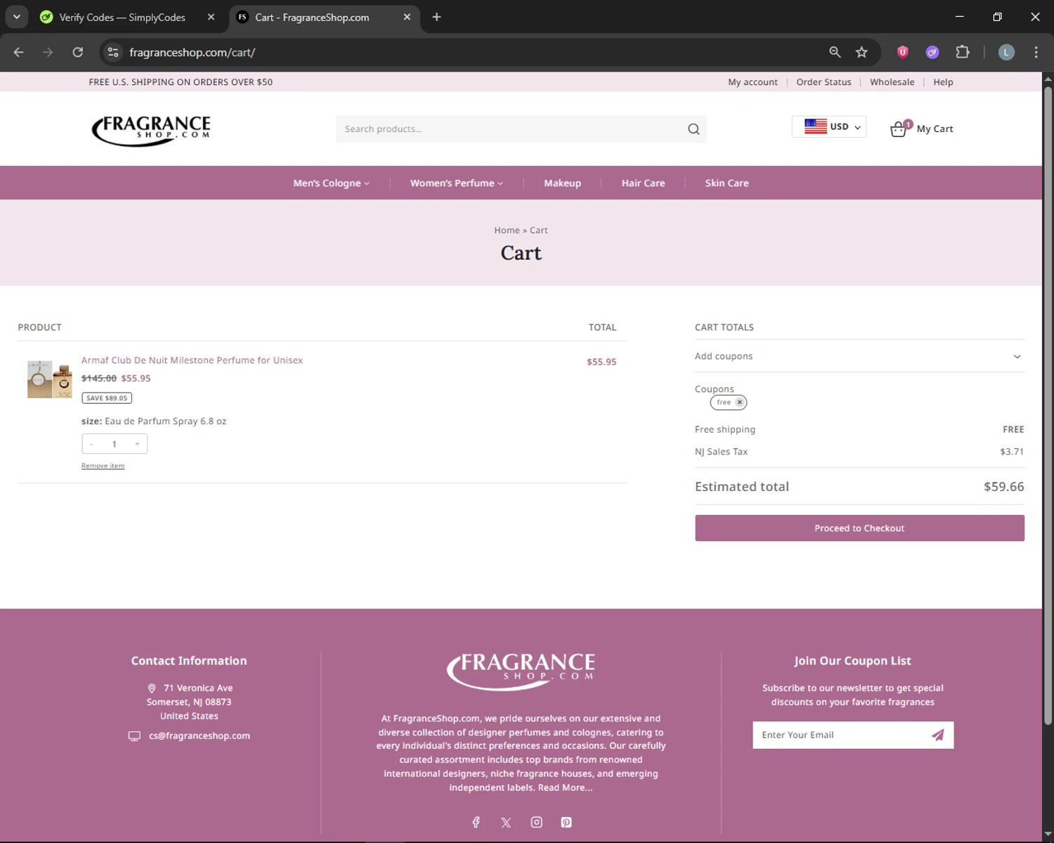 The Fragrance Shop coupon code tested June 2026 – Coupons Scout