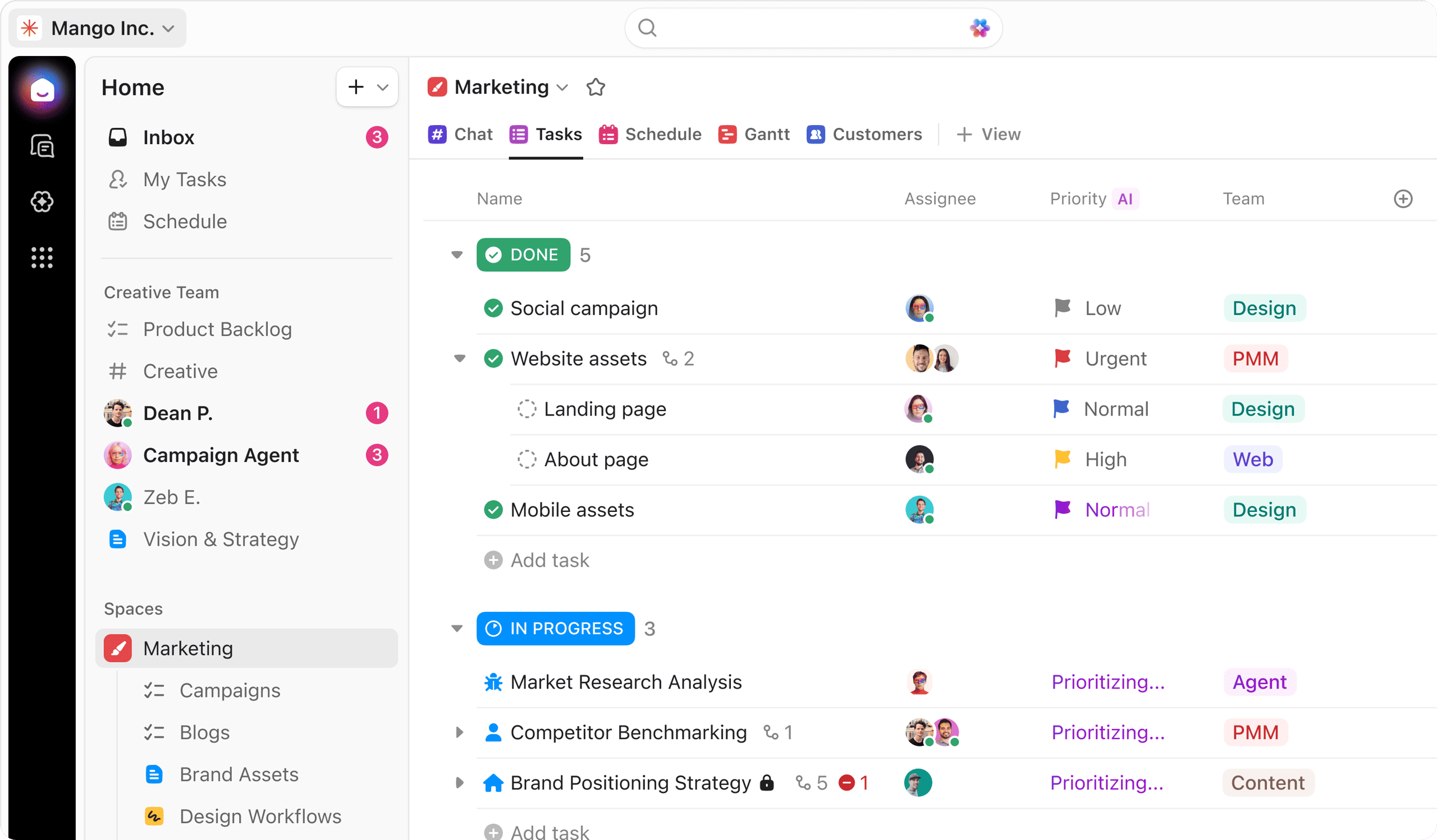 Timelines Top Alternatives and Competitors: A Devil's Advocate Comparison of Costs and Risks -ClickUp project management interface featuring task lists, custom views, and workspace customization options-couponsscout.com