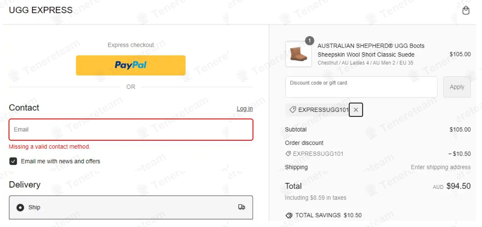 UGG Express coupon code tested June 2026 – Coupons Scout