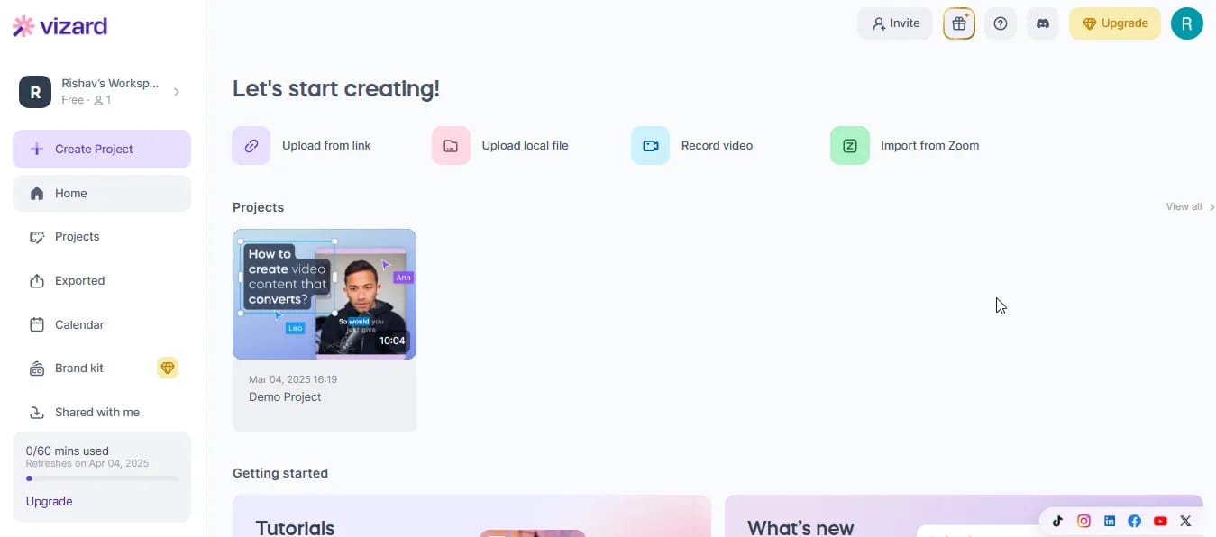 Vizard AI official product September 2026