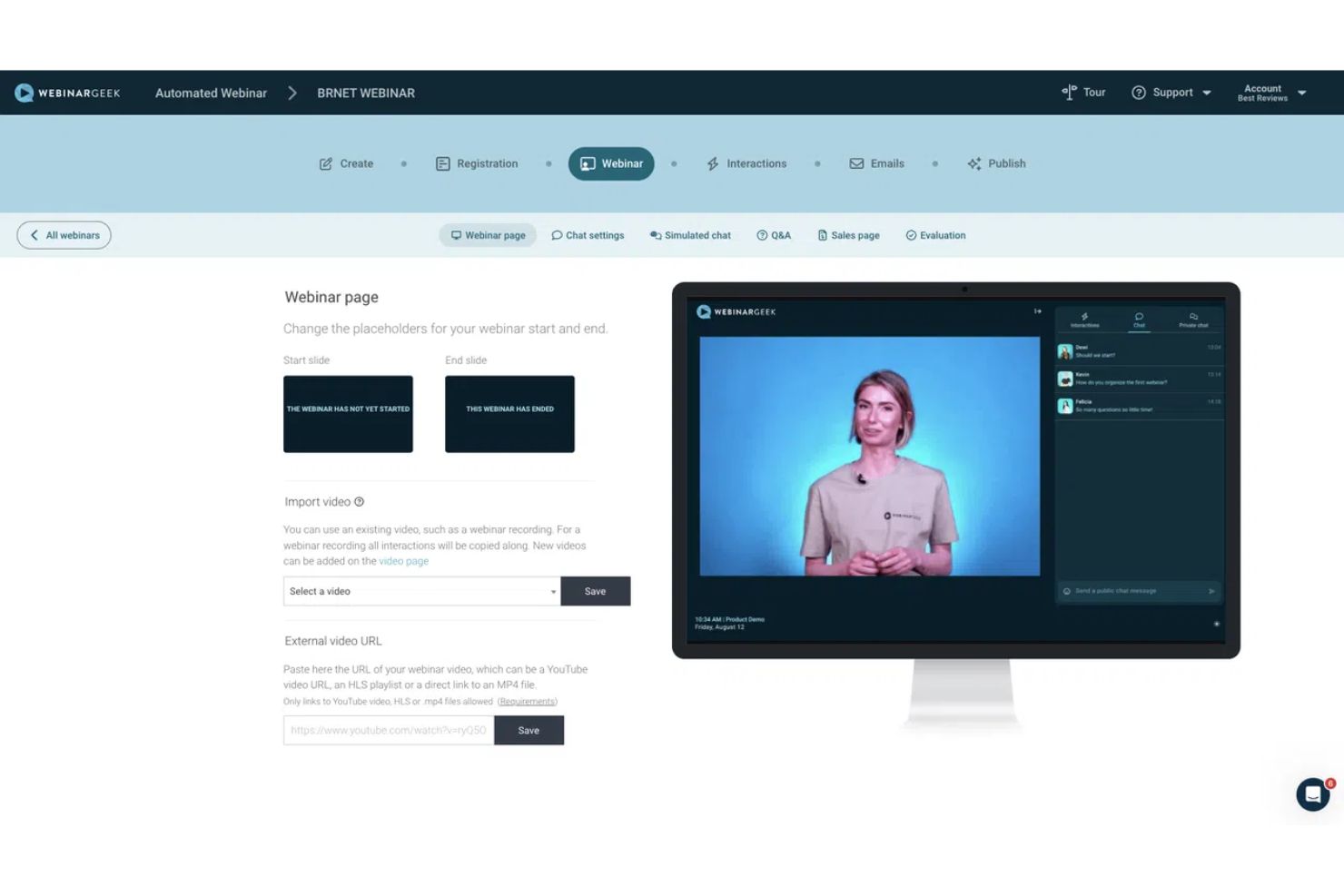 WebinarGeek competitive comparison against Zoom Livestorm and Demio webinar platforms in 2026