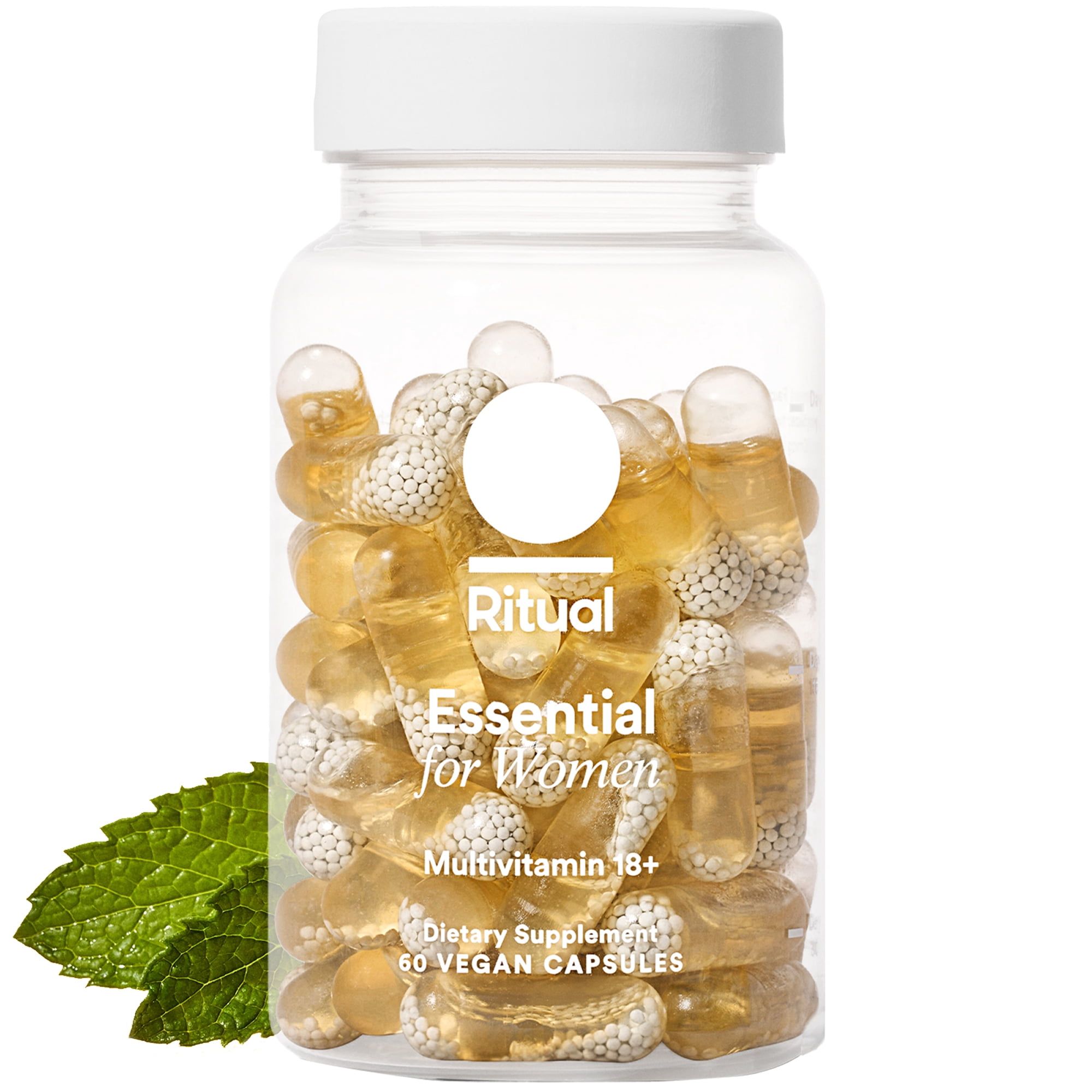 Ritual Essential for Women 18+ daily multivitamin USP verified vegan mint capsules