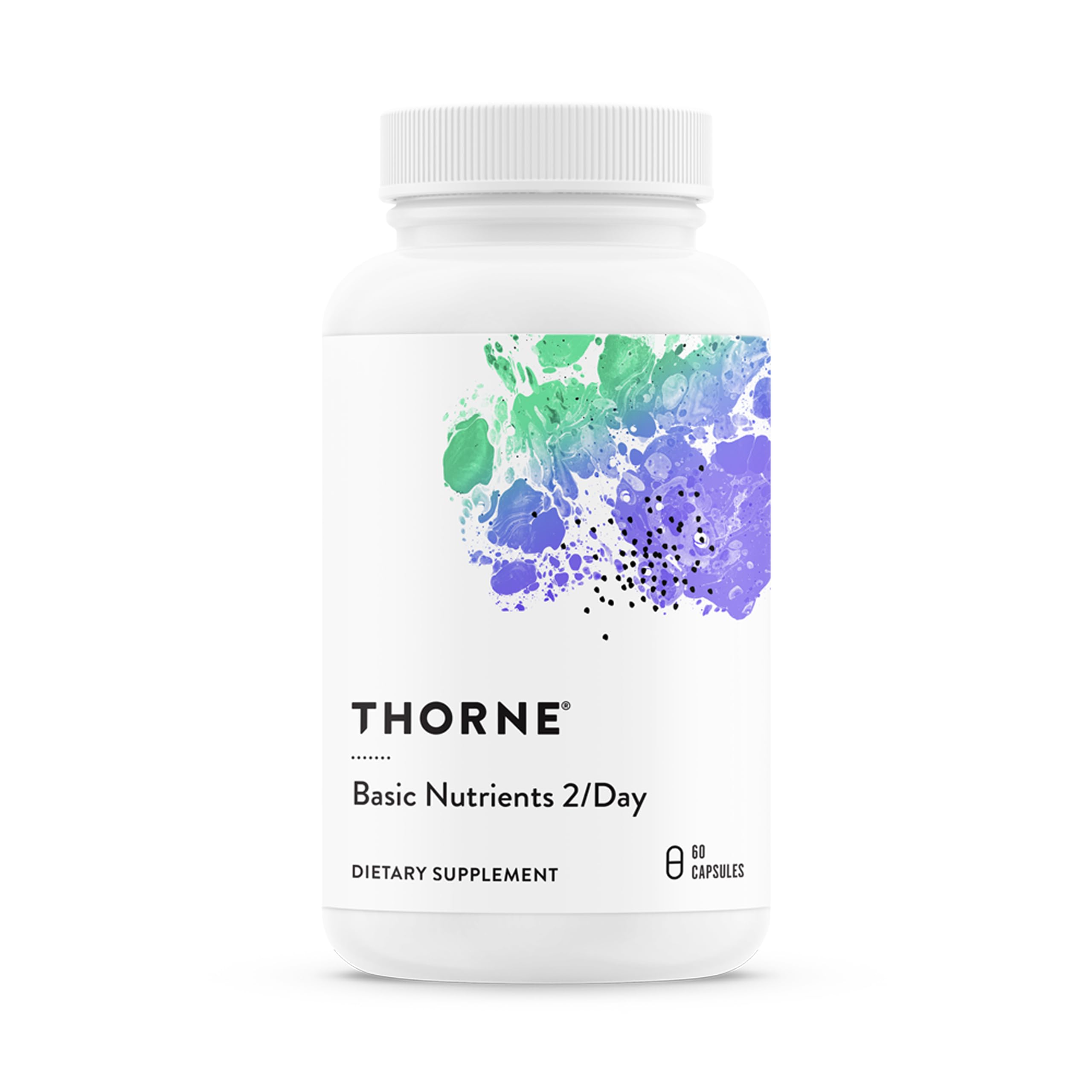 Thorne Basic Nutrients 2 Day comprehensive daily multivitamin third party certified capsules