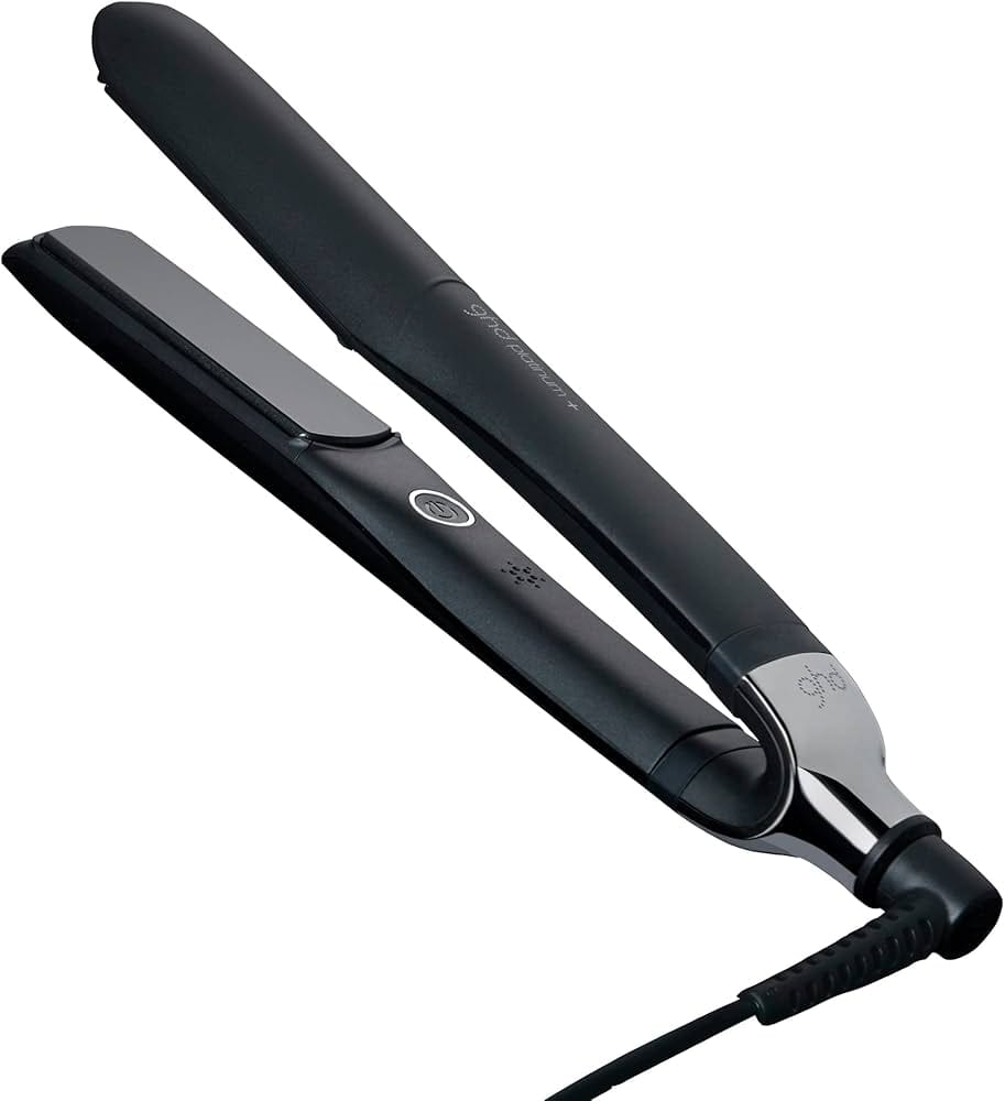 ghd Platinum Plus professional ceramic flat iron hair straightener in black finish