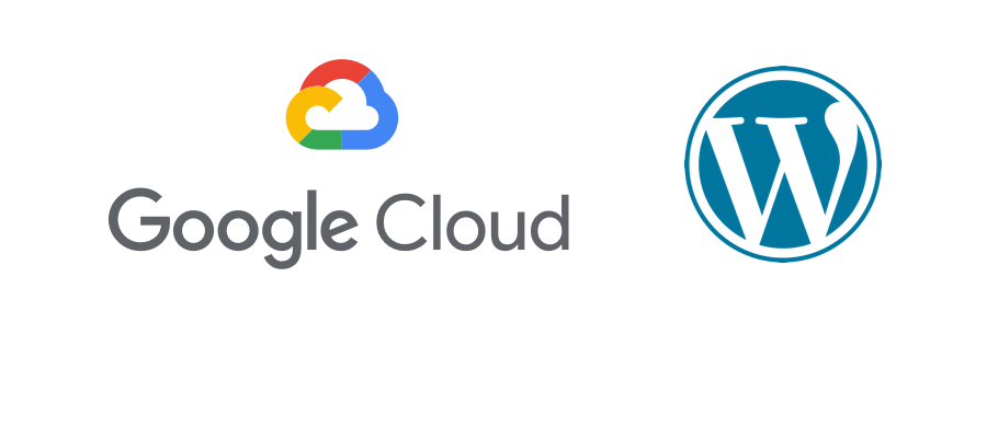 Google Cloud Platform WordPress hosting infrastructure diagram with global edge network nodes