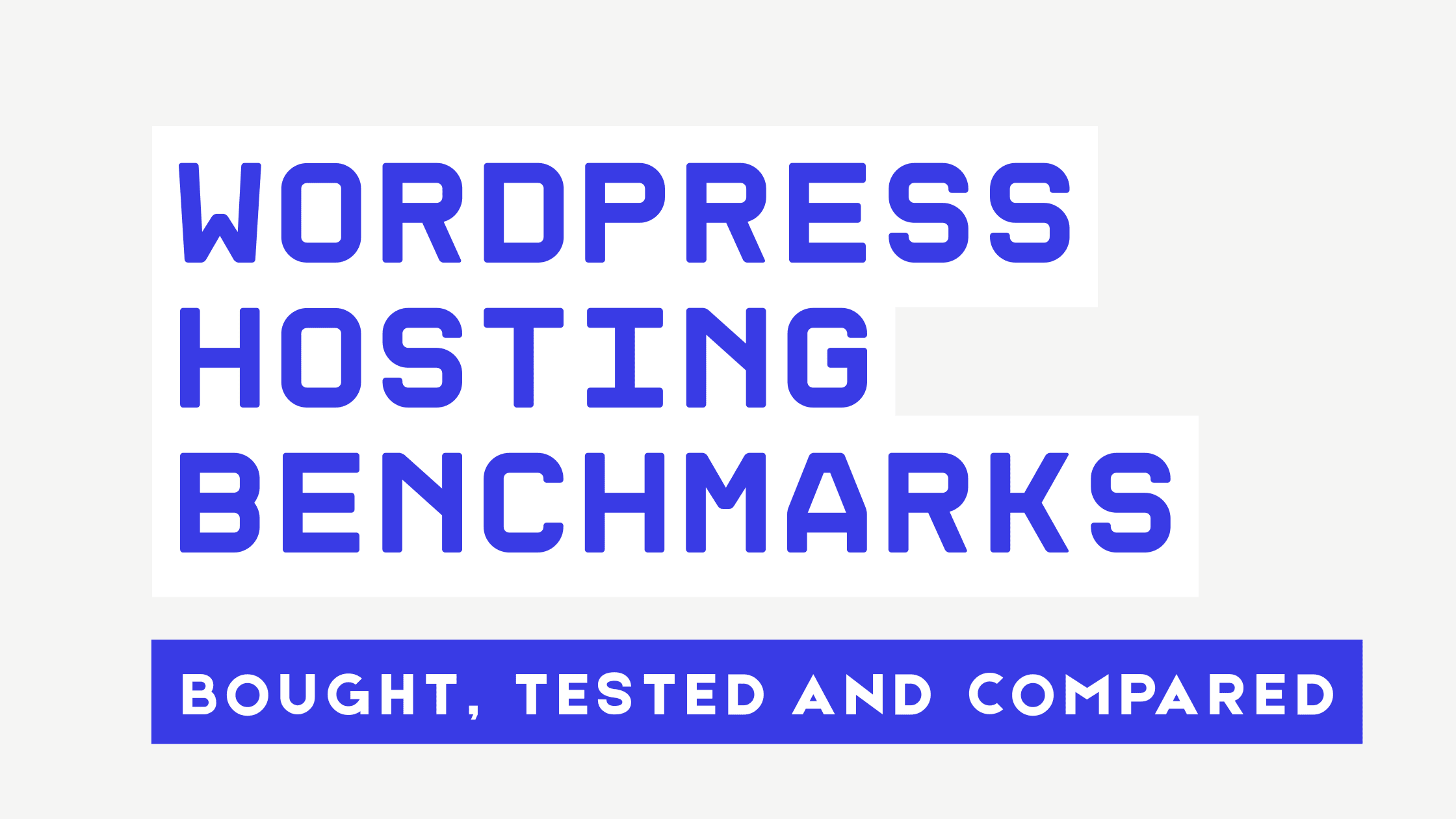WordPress hosting benchmark chart comparing Time to First Byte performance across providers