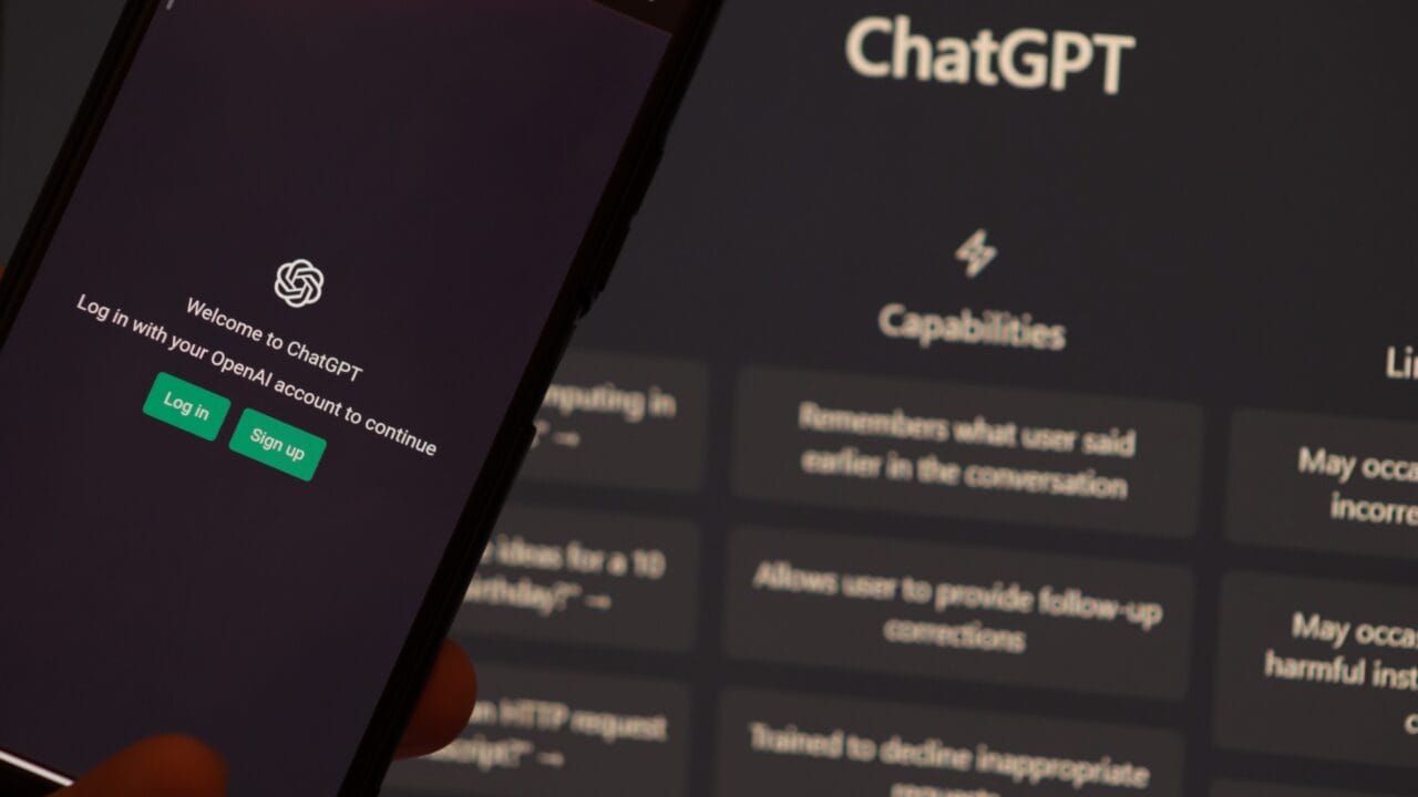 ChatGPT Enterprise launch announcement banner showing OpenAI business AI platform