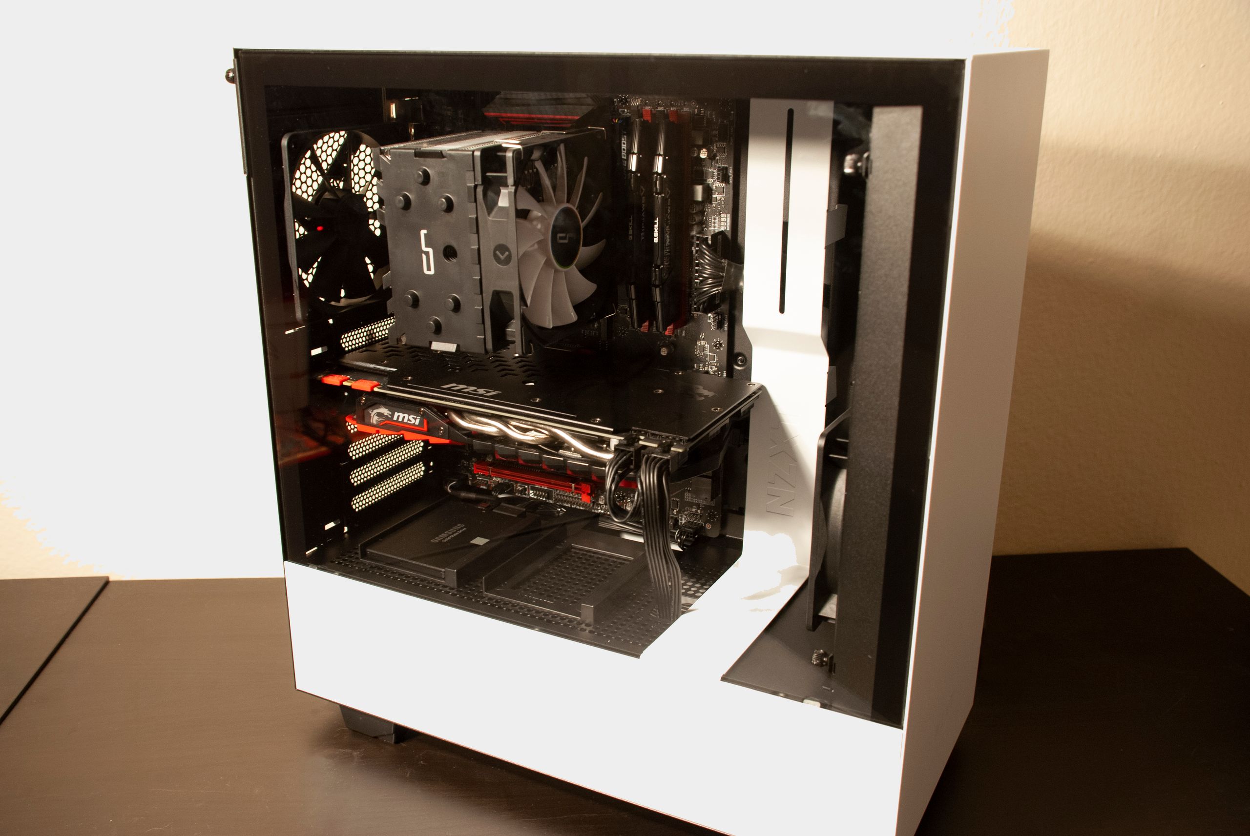NZXT BLD curated gaming PC build showing clean minimalist aesthetic and standardized assembly