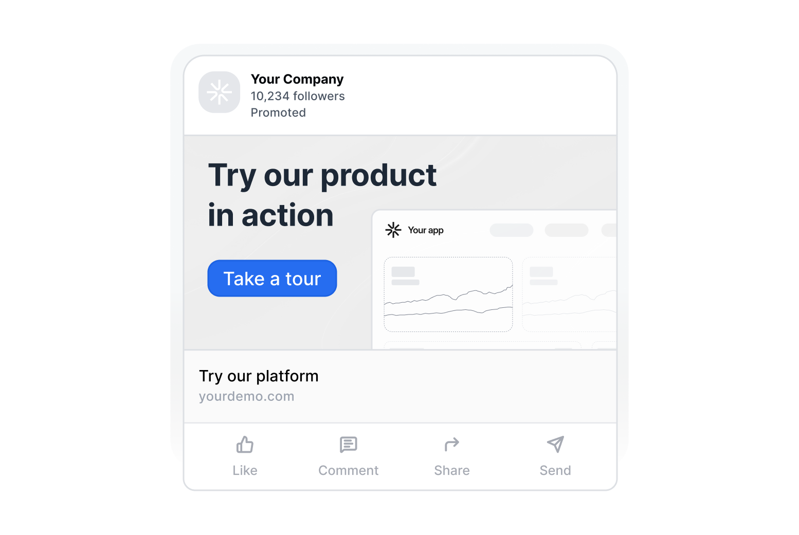 Navattic interactive product demo software interface focused on PLG website conversion