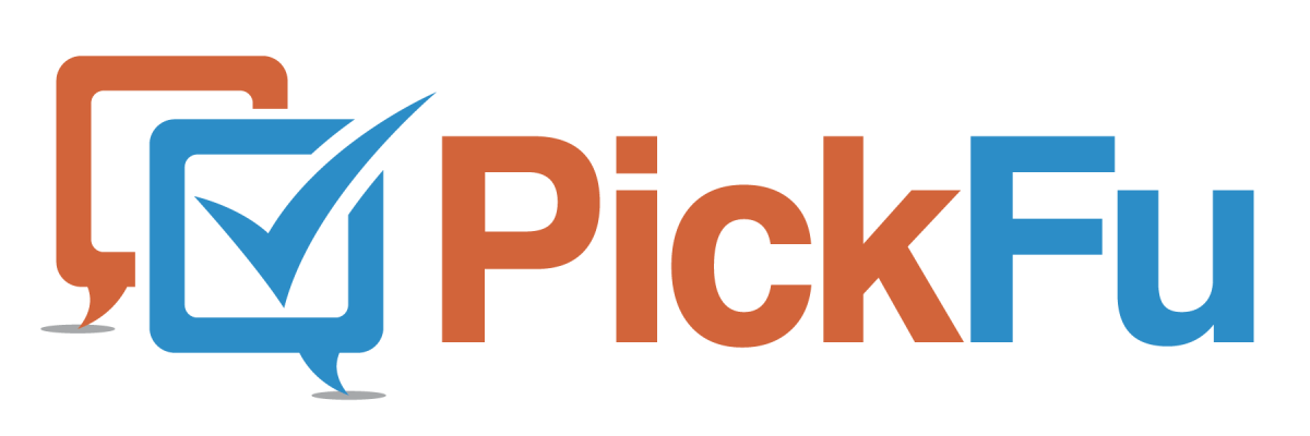 PickFu instant consumer feedback platform homepage for split testing and market research