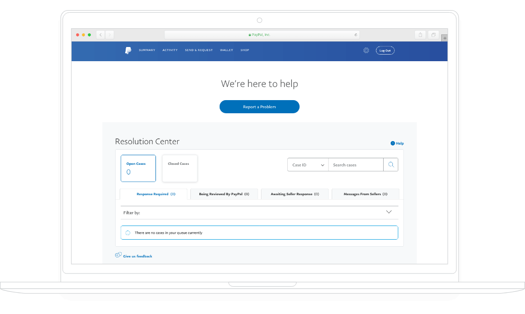 PayPal buyer protection secure online shopping payment dispute coverage guarantee badge