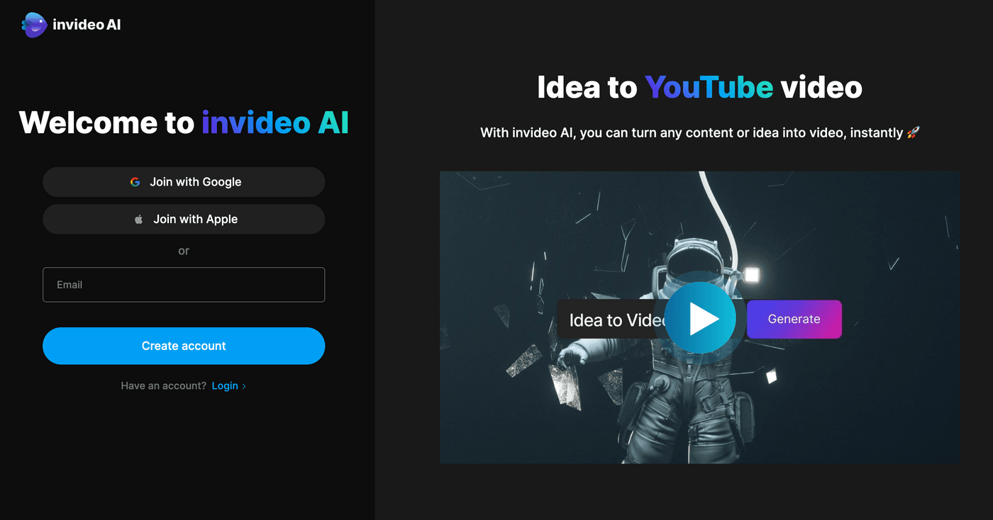 Invideo official product June 2026