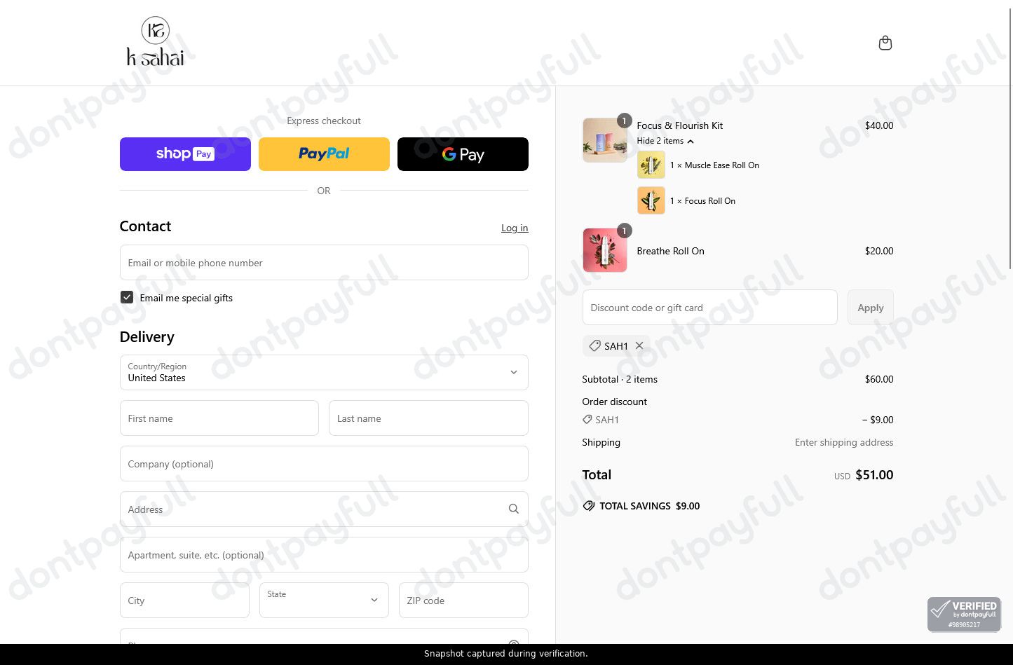K Sahai coupon code tested June 2026 – Coupons Scout