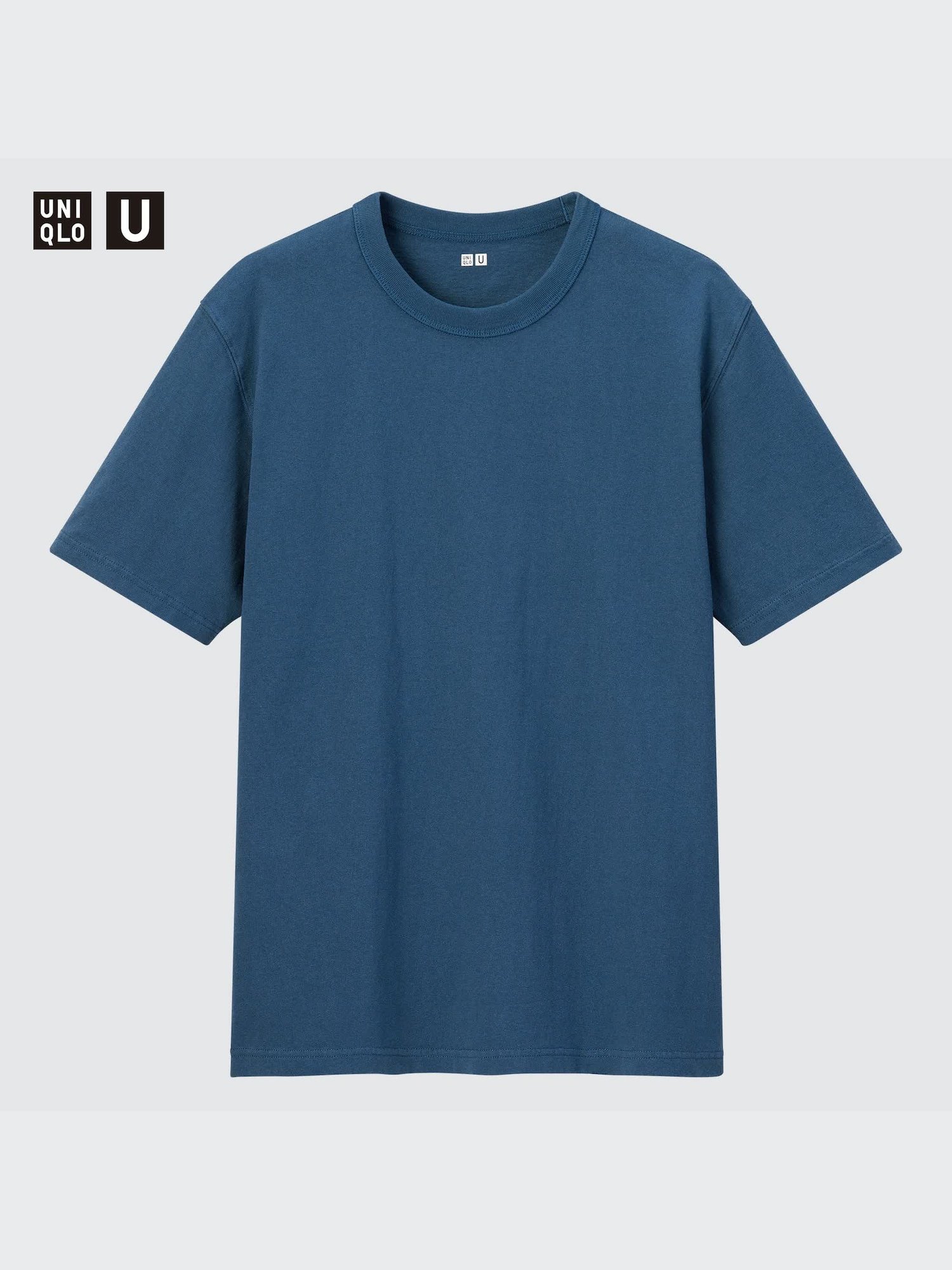 Uniqlo U Crew Neck short-sleeve t-shirt in white designed by Christophe Lemaire Paris team with relaxed boxy fit