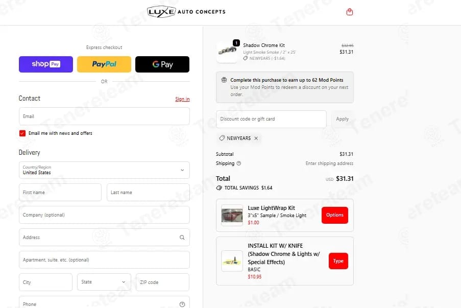 Luxe Auto Concepts coupon code tested June 2026 – Coupons Scout