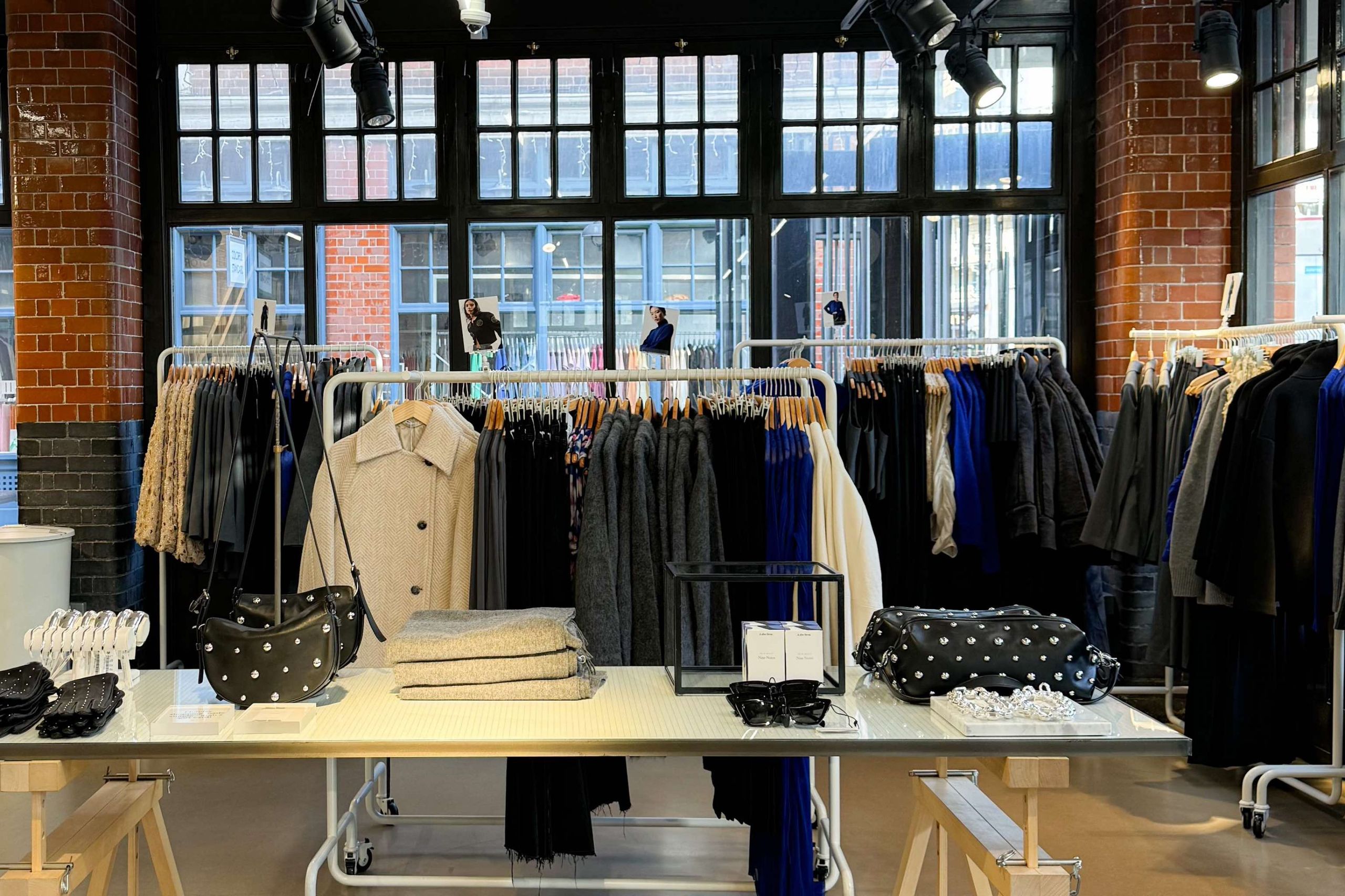 And Other Stories storefront at Old Spitalfields Market showcasing premium European fashion retail design
