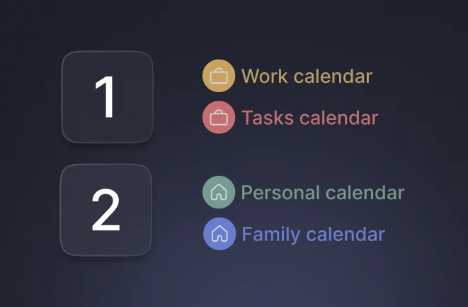 Morgen AI daily planner desktop interface showing unified calendar and tasks view