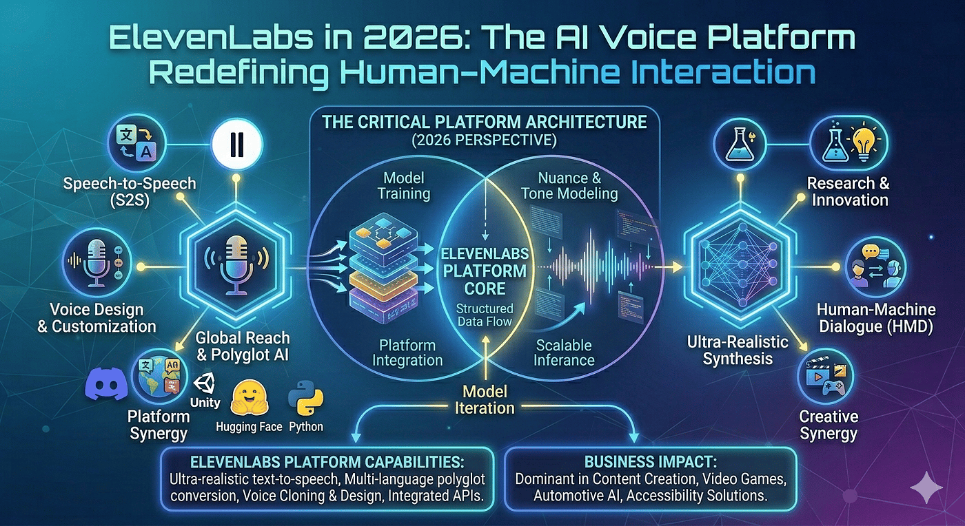 ElevenLabs AI voice generation platform interface for ultra-realistic voice cloning