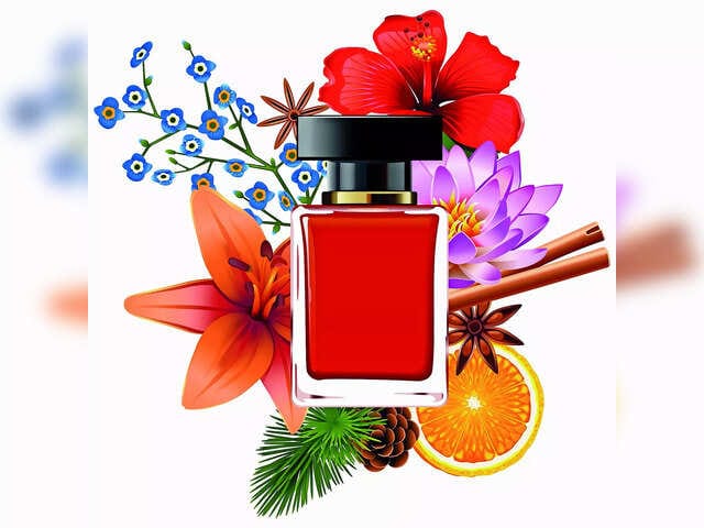 Direct-to-consumer fragrance brand bottles displayed in luxury retail packaging arrangement