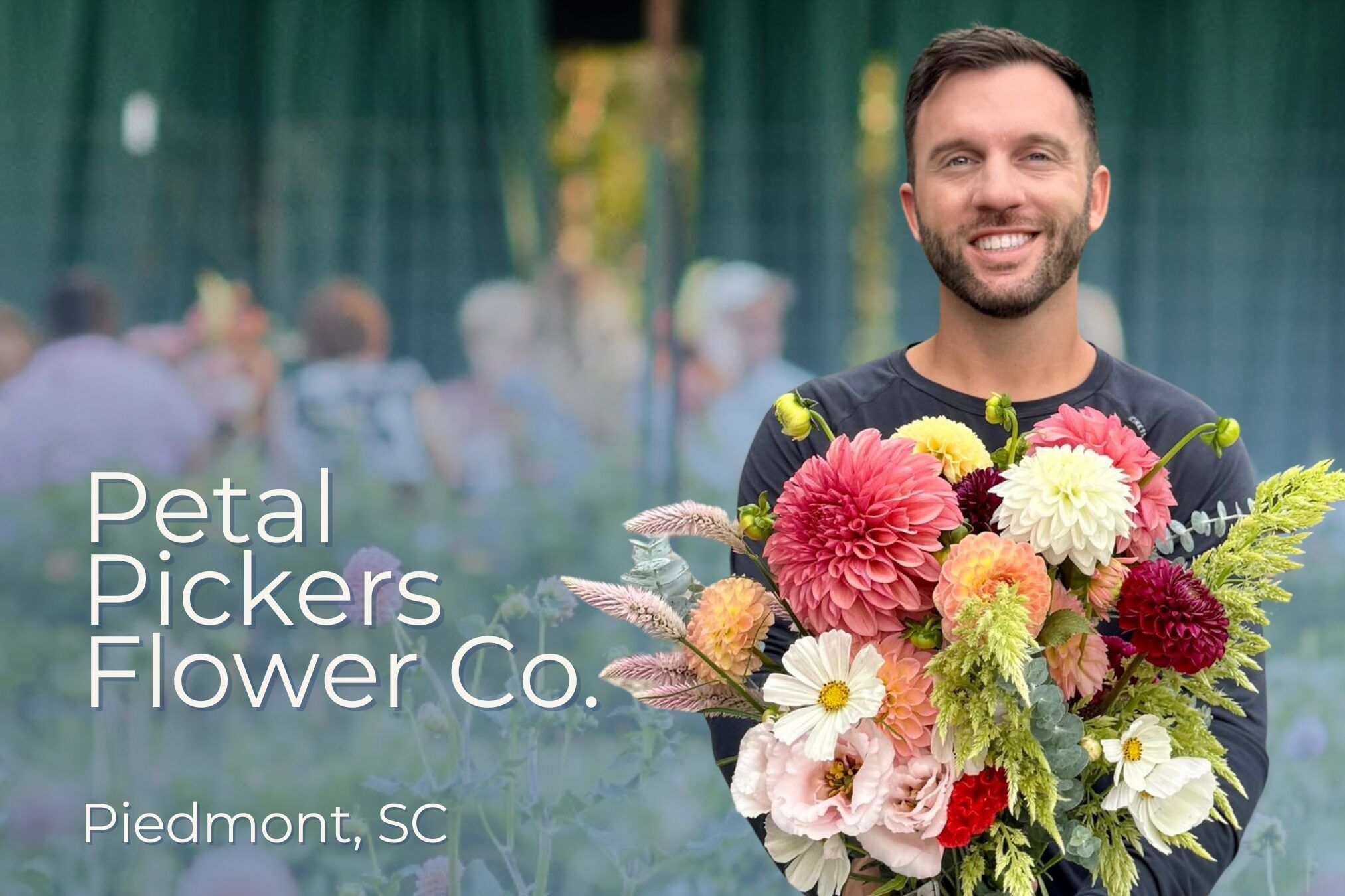 Petal Pickers Flower Co fresh bouquets ready for delivery showing artisan farm-to-vase quality
