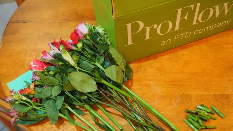 FTD ProFlowers traditional same-day delivery bouquet from local florist network