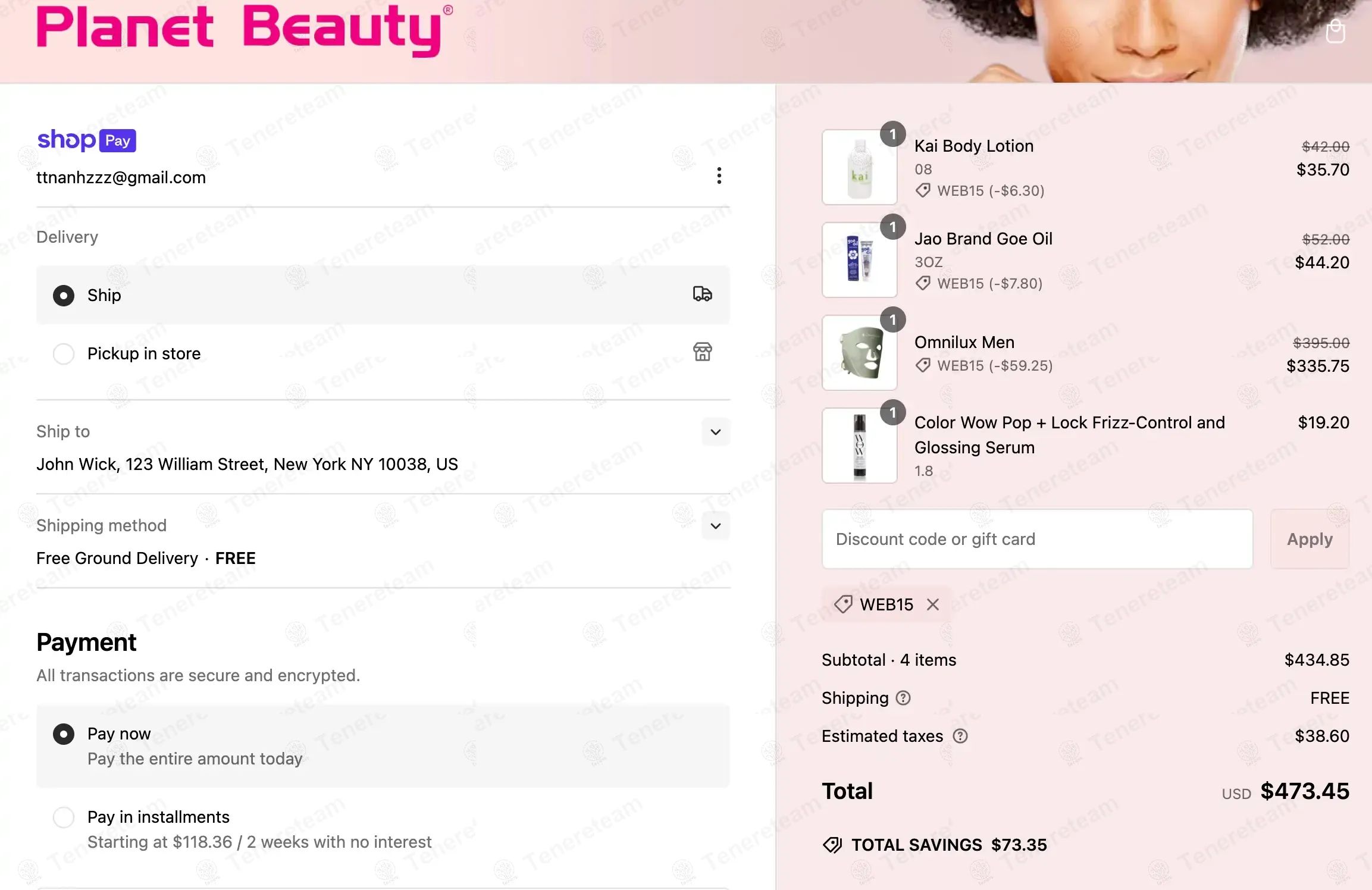 Planet Beauty coupon code tested August 2026 – Coupons Scout