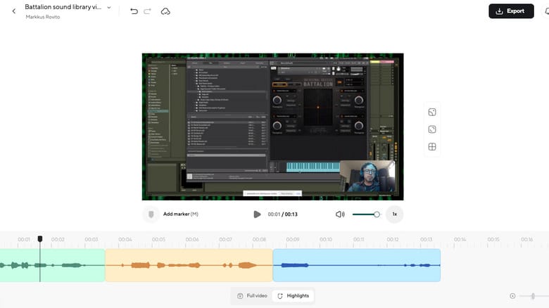 Podcastle Pro Revoice AI voice cloning feature interface with text-based audio editing workflow
