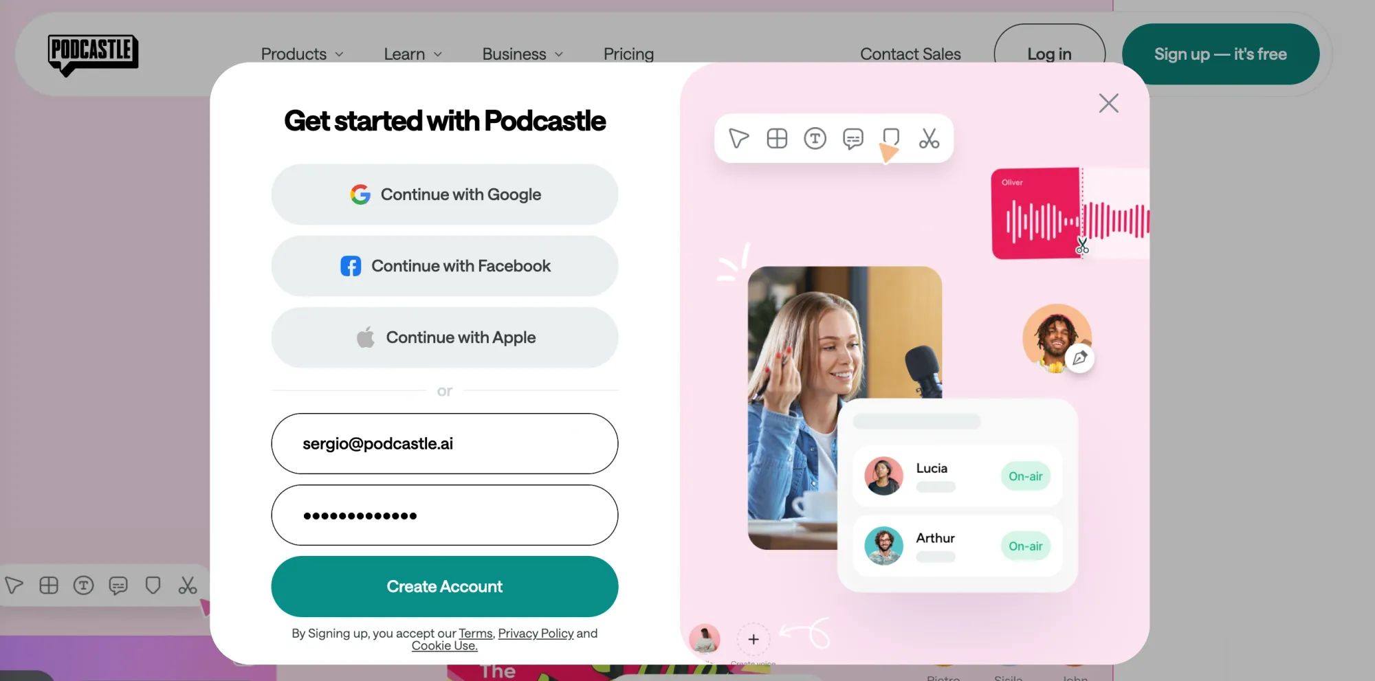 Podcastle official product June 2026
