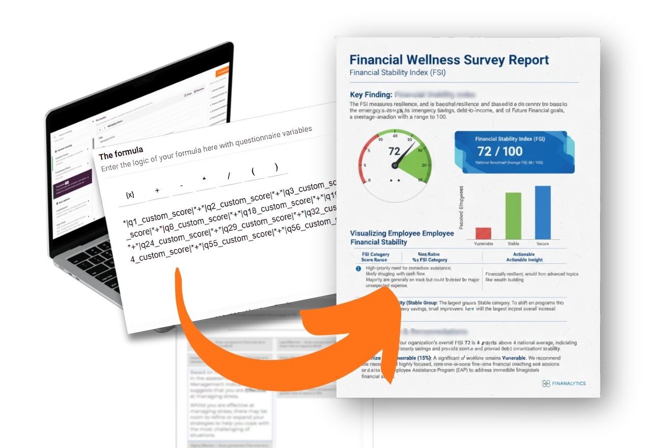 Pointerpro PDF report builder showing automated custom branded report layout