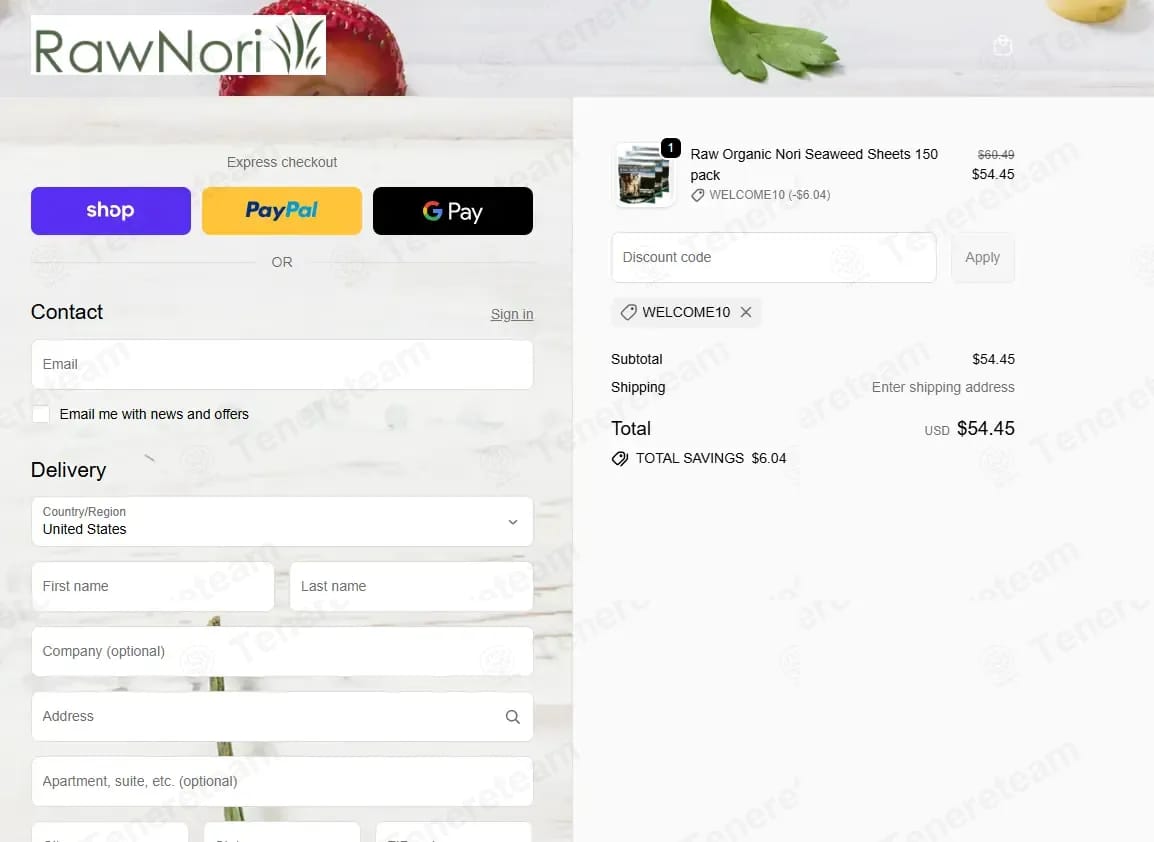 Rawnori coupon code tested June 2026 – Coupons Scout