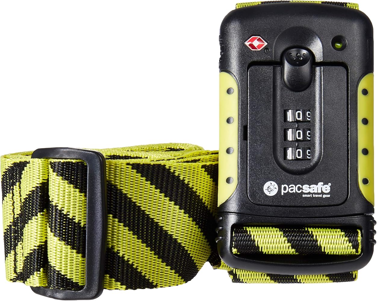 Pacsafe Strapsafe 1000 anti-theft luggage strap with TSA combination lock and steel reinforced cable