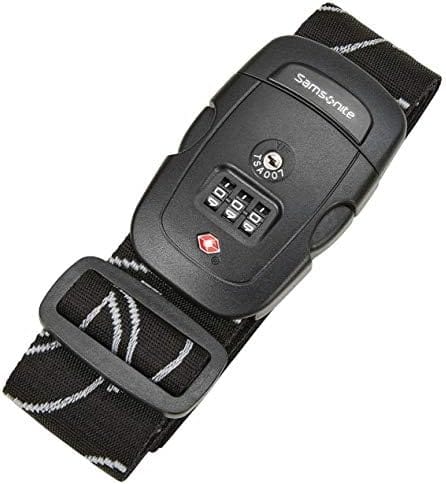 Samsonite TSA approved 3-dial combination travel lock in state blue color for luggage straps