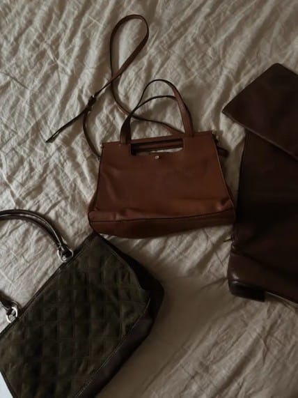 Sustainable fashion handbags lineup showcasing ethical brand alternatives for shoppers