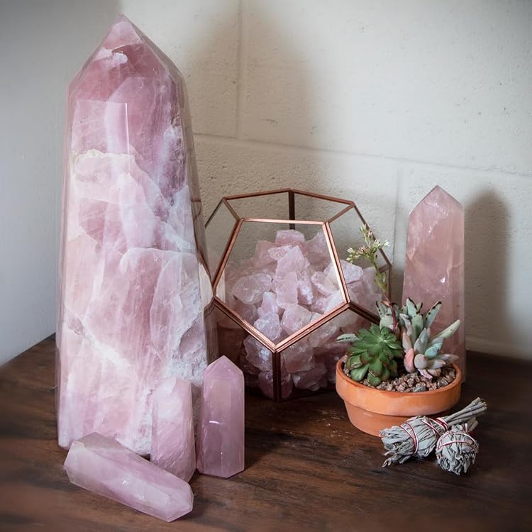 Rockparadise crystal and mineral online store product display with assorted polished stones