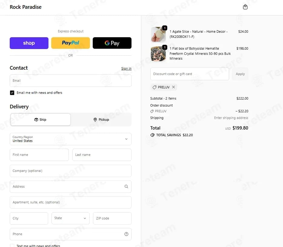 Rockparadise coupon code tested June 2026 – Coupons Scout