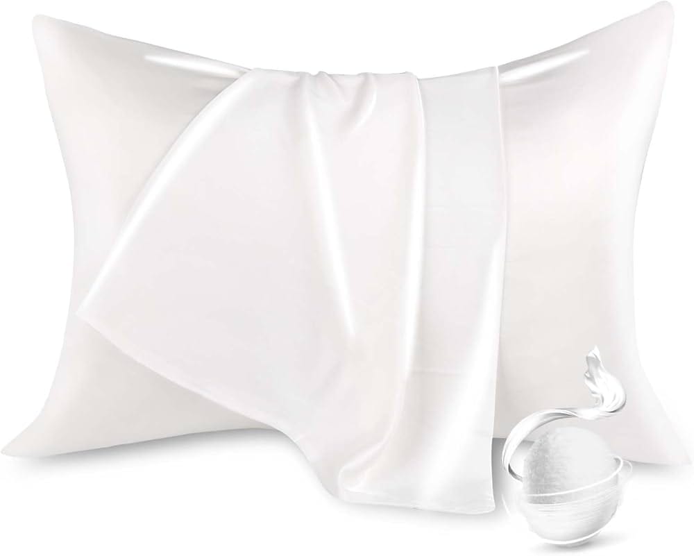 22-momme mulberry silk pillowcase showing premium fabric texture and sheen