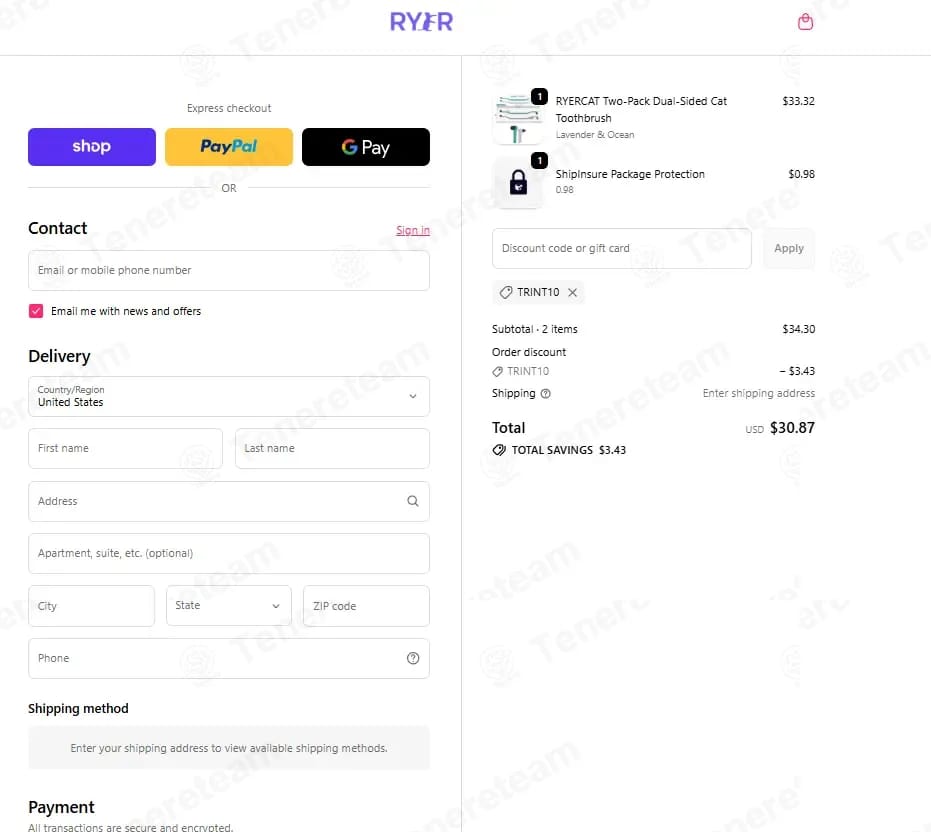 Ryercat coupon code tested June 2026 – Coupons Scout