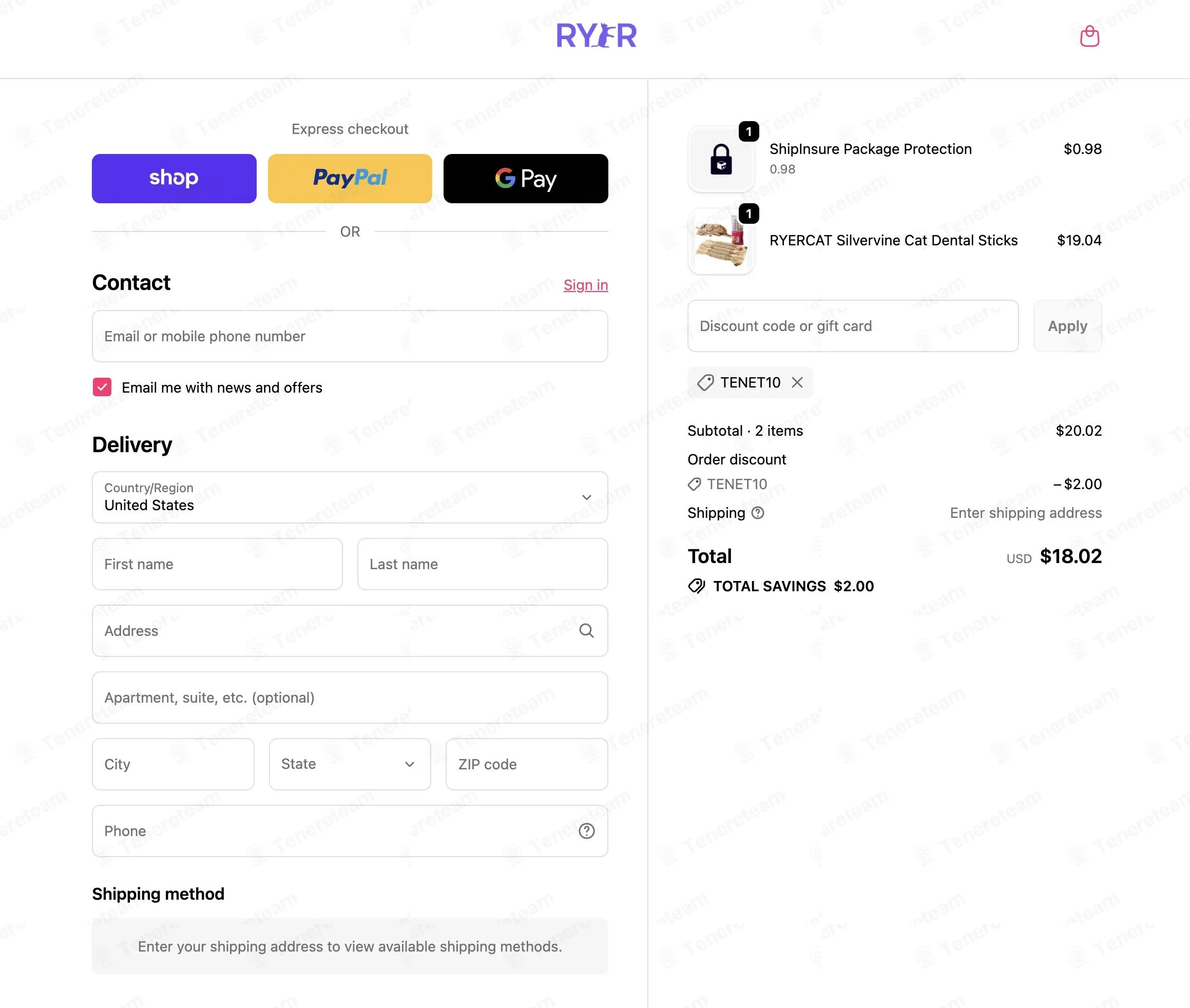 Ryercat coupon code tested June 2026 – Coupons Scout