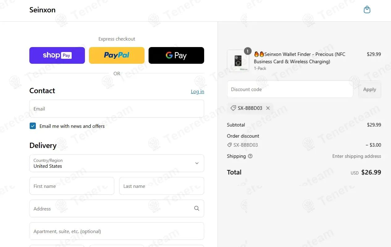 Seinxon coupon code tested June 2026 – Coupons Scout