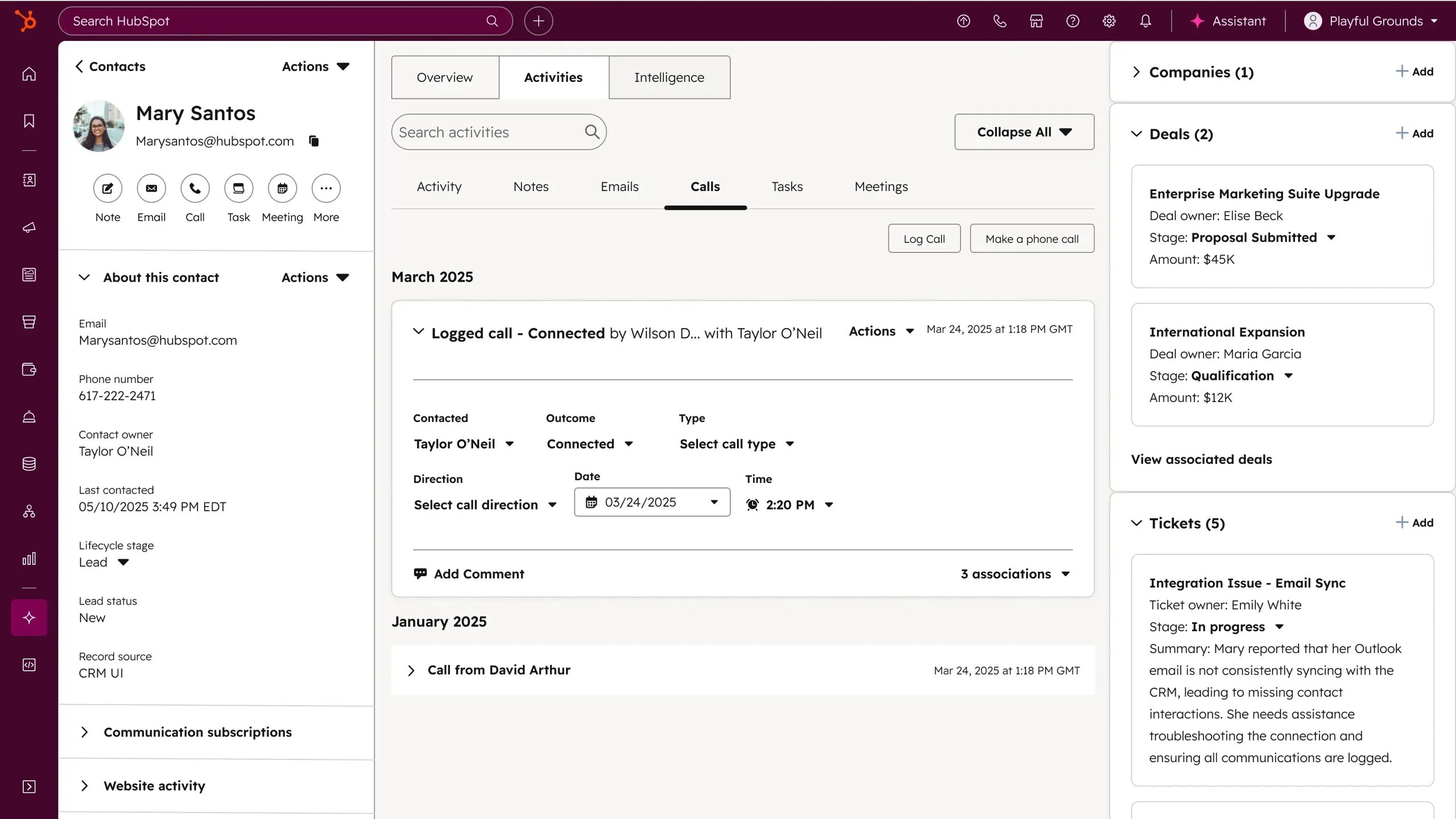 HubSpot Service Hub AI-powered customer service platform interface for growing teams