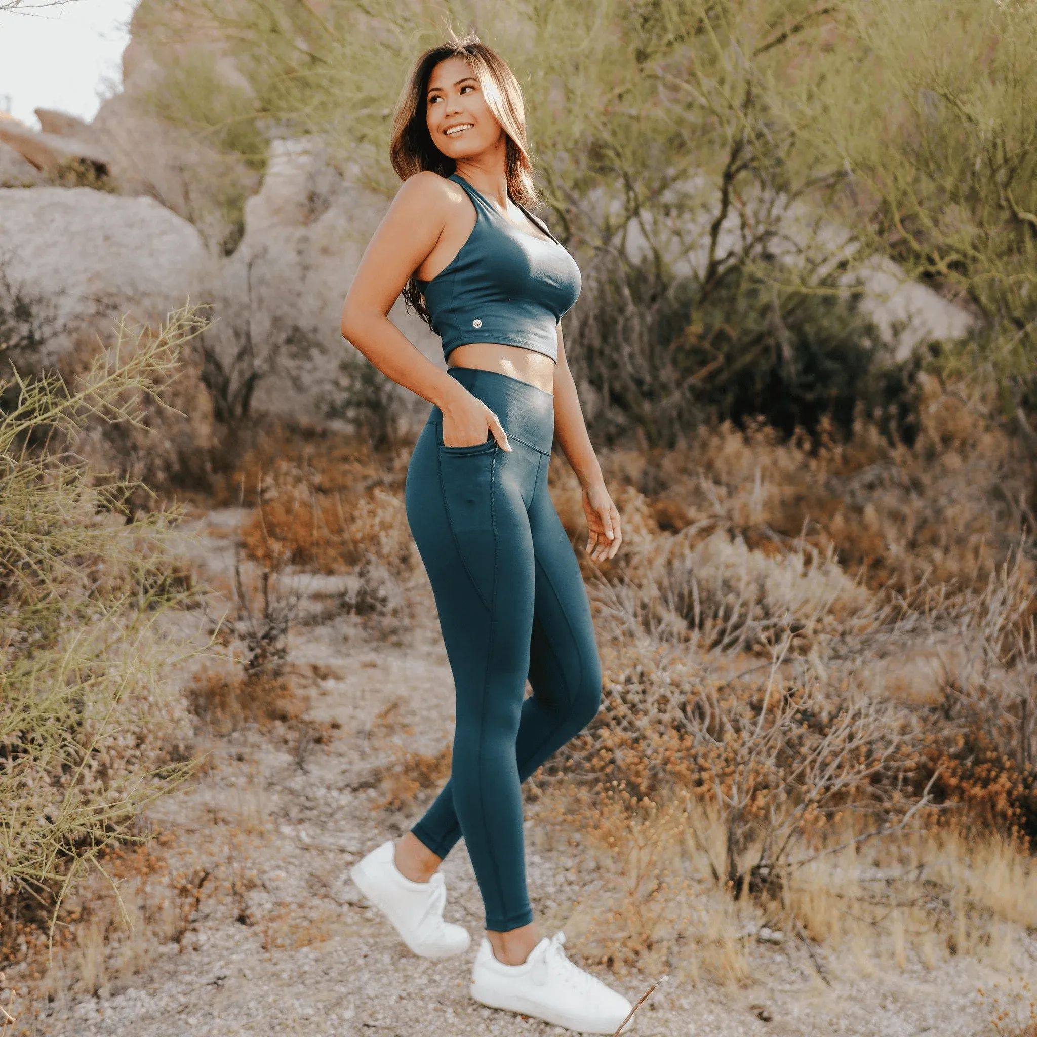 Best legging material guide comparing fabric blends and stretch performance for women